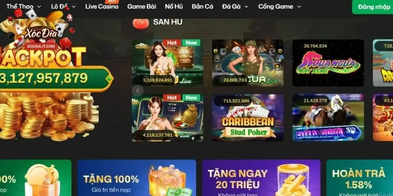 Trải nghiệm đẳng cấp tại Vic88